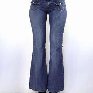 Classic Blue Flared Women Jeans